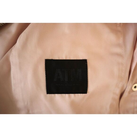 ATM AW5961-MB Women's Sz XS Oyster Pink Patch Pocket Cargo Jacket - Picture 6 of 14
